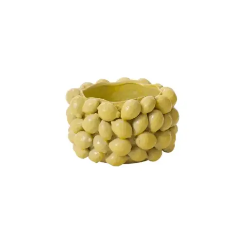 [66339] Layered Lemon Pot 13.5"x 7.75"