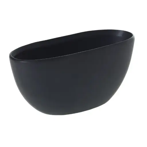 [66464] Metta Boat 8.75"x 3.75"x 4" Black