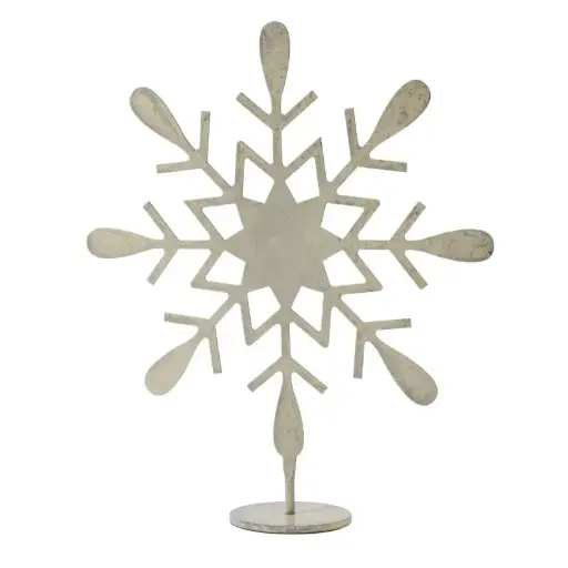 [66496] Moonlit Snowflake Stand 18.25"x 5.25"x 20.75"