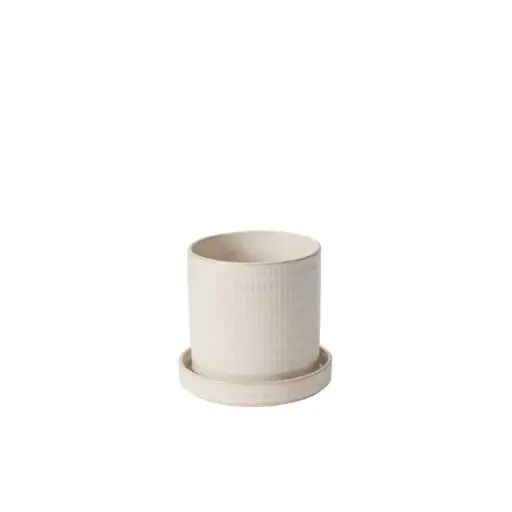 [66510] Morse Pot with Saucer 6"x 5.5"