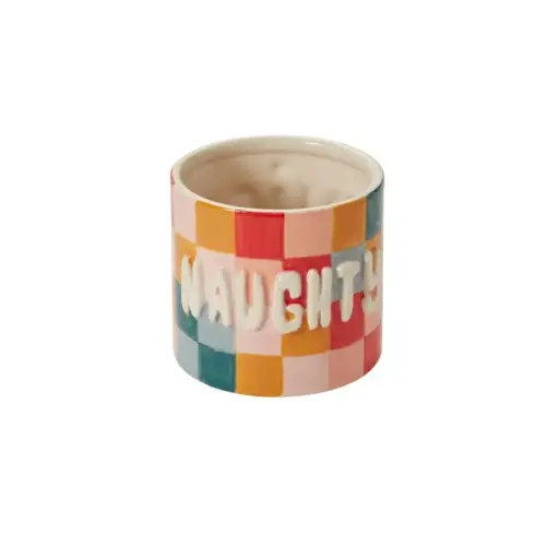 [66533] Naughty or Nice Pot 4.75"x 4.25"