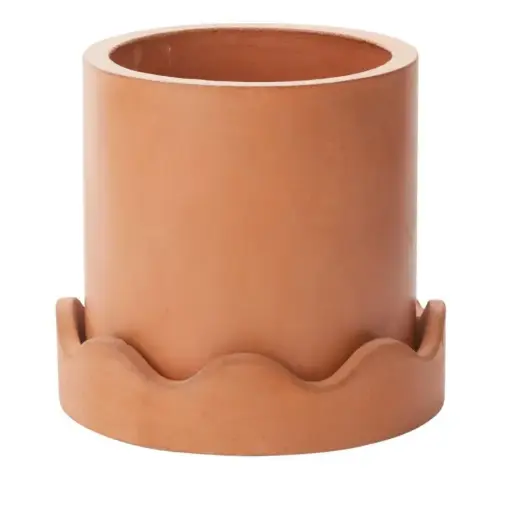 [66534] Neda Pot with Saucer 12"x 10.75"