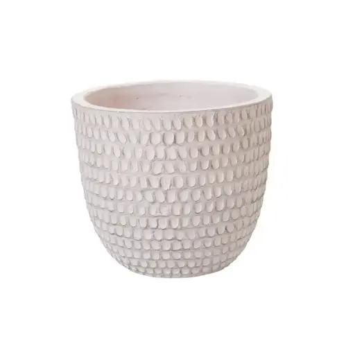 [66542] Nellie Pot 21.5"x 19" White