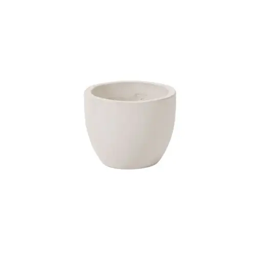 [66573] Newport Pot 7.75"x 7" white