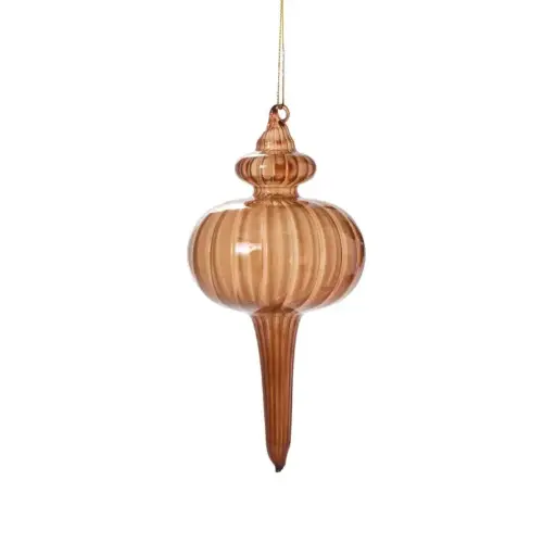 [66577] Nicolette Ornament 3.5"x 6.25" Smoke
