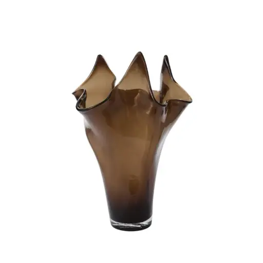 [66666] Peaked Glass Vase 12.5"x 18.5"