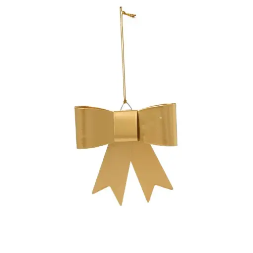 [66674] Perfect Bow Ornament 4.25"x 0.75"x 4.5"