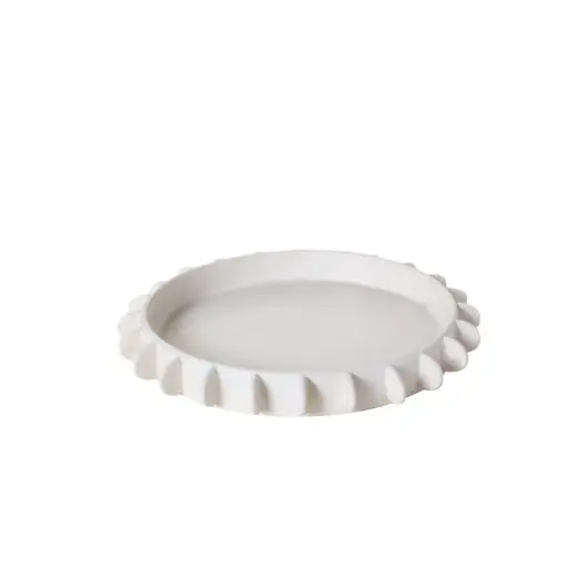 [66770] Reverie Tray 14.25"x 1.75" Off-White