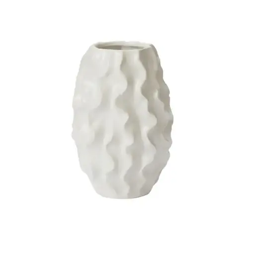 [66814] Ruffle Vase 5.25"x 8"