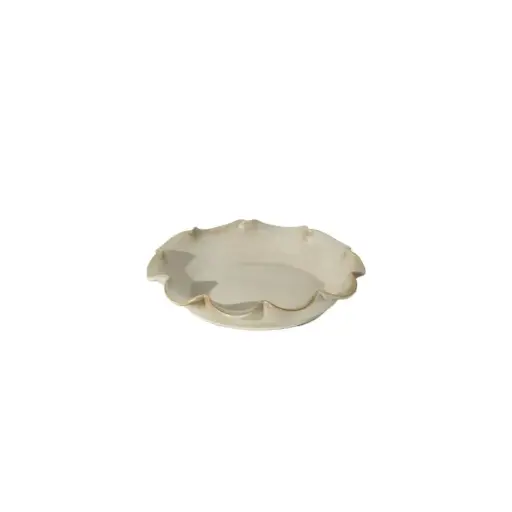 [66838] Scallop Trimmed Tray 11.75"x 2.5"