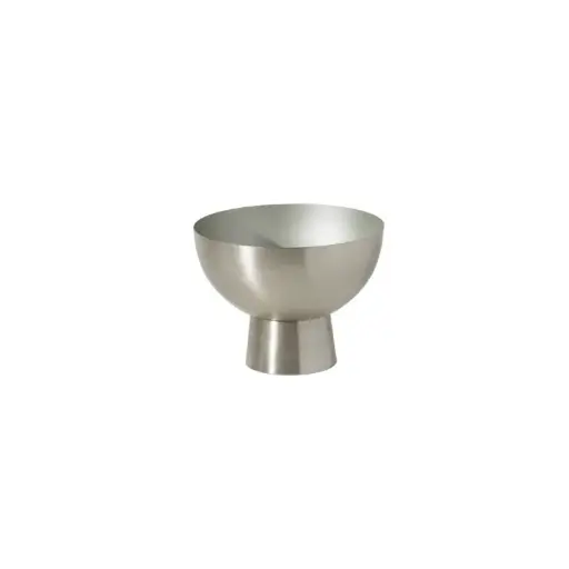 [66862] Silver Love Compote 8"x 6.25"