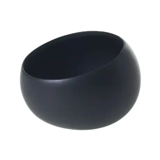 [66866] Simply Angled Bowl 5.25"x 3.5" Black