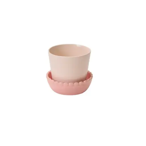 [66917] Springvale Pot with Saucer 5.5"x 5"