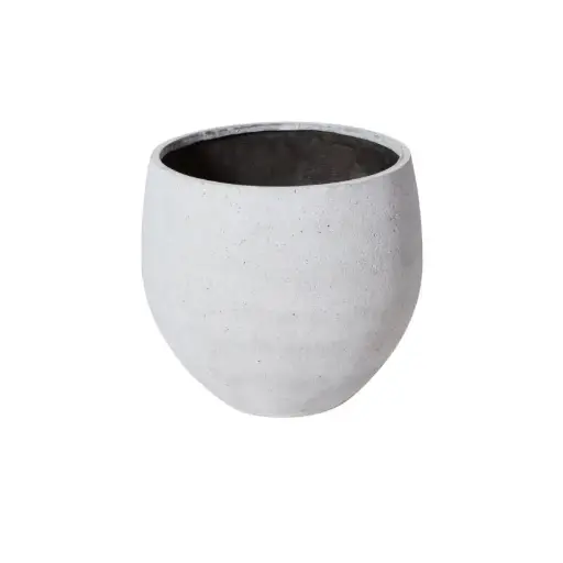 [66969] Syros Planter 19.75"x 18" white