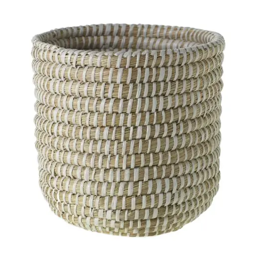 [66996] Tejida Basket 8.5"x 8.75" White