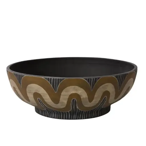 [67073] Undula Bowl 18"x 6.5"