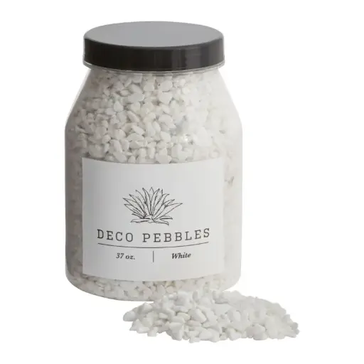 [67147] White Deco Pebbles 37oz