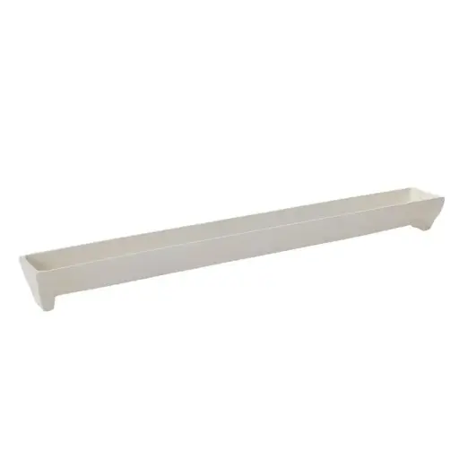 [67150] White Edison Tray 34.5"x 4"x 3"