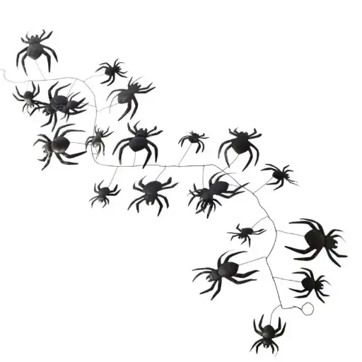 [67154] Widow Spider Garland 68"x 18"x 8"