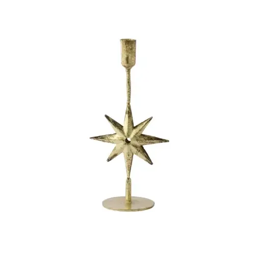 [67174] Winter Solstice Candleholder 5.5"x 3.5"x 11"