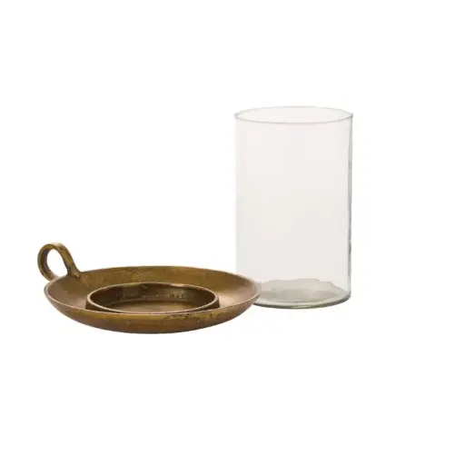 [67176] Winter Warmth Candleholder 11"x 9.25"x 8.5"