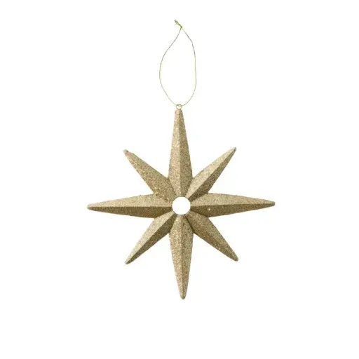 [67181] Wishing Star Ornament 8.5"x 0.75"x 8.5"