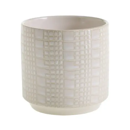 [67197] Zati Pot 4.75"x 4.75" Off-White