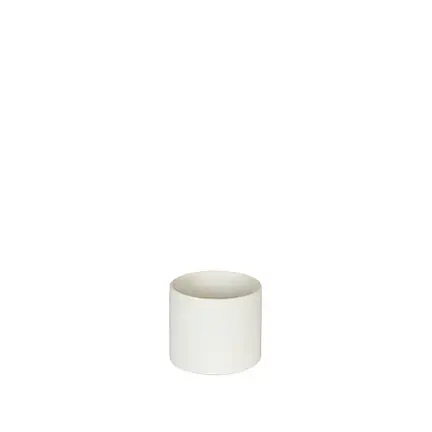 [67202] Pearce pot round matte white - 4.75x4"
