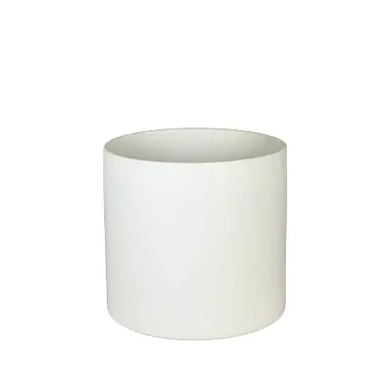 [67204] Pearce pot round matte white - 9x8.5"