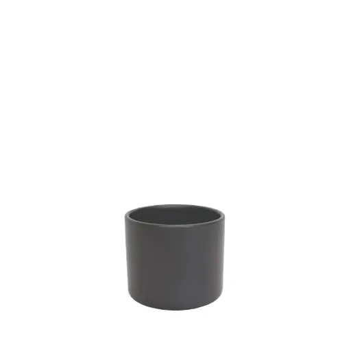 [67206] Pearce pot round matte black - 4.75x4"