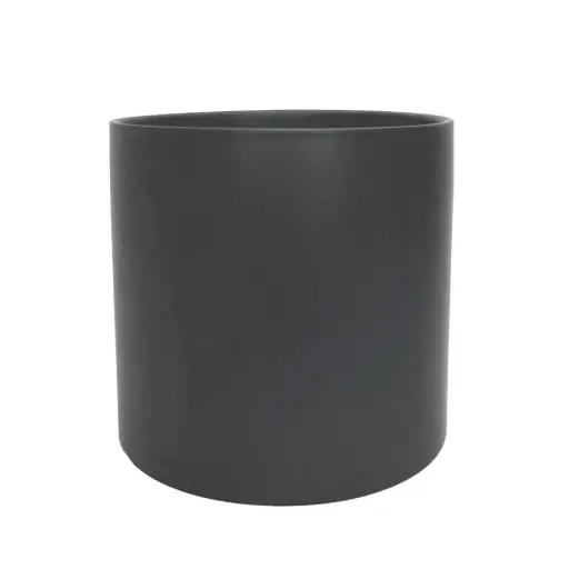 [67209] Pearce pot round matte black - 11x10.25"