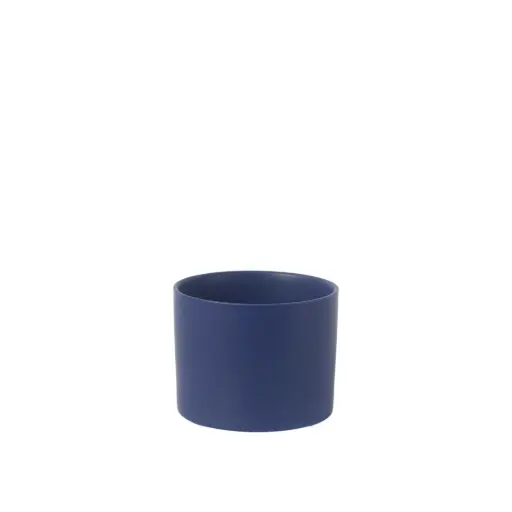 [67211] Pearce pot round matte dark blue - 7x5.75"