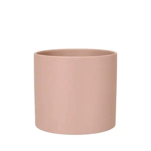[67212] Pearce pot round matte pink - 9x8.5"