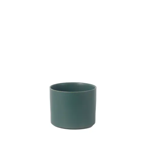 [67215] Pearce pot round matte dark green - 7x5.75"